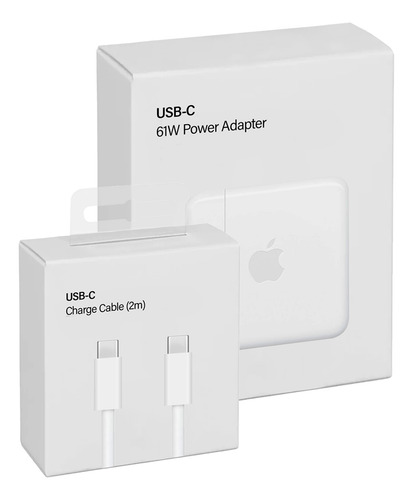 Cargador Compatible Con Macbook Pro Usb-c 61w + Cable Usb-c
