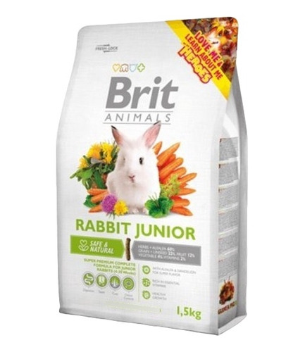 Britt Para Conejos 1.5kg Alimento Balanceado Para Conejo