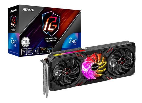 Placa De Video Asrock Intel Arc A770 Phantom Gaming Oc 16gb
