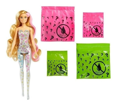 Imagen 2 de 3 de Barbie Color reveal confetti print Mattel GTR96