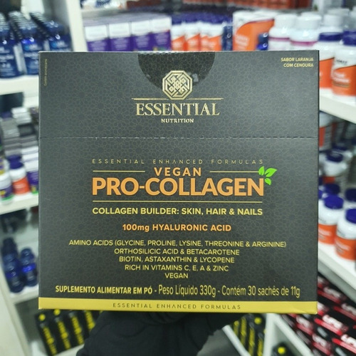 Vegan Pro-collagen Box 30 Sachês De 11g Essential