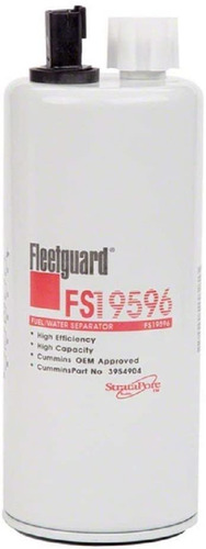 Fleetguard Fs19596 De Combustible / Separador De Agua