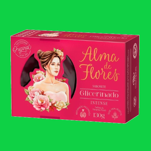 Kit 4x Sabonete Alma De Flores Intense 130g - Memphis