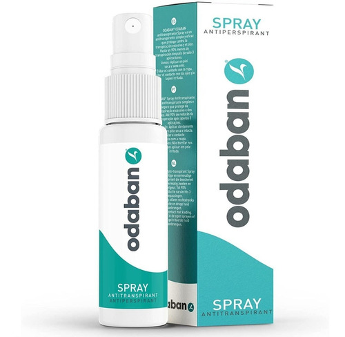 Antitranspirante Odaban Spray 30ml Unisex / Sudoración Excesiva Corporal (hiperhidrosis) Y Mal Olor (bromhidrosis) En Axilas, Manos, Pies, Rostro - Desodorante