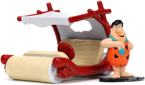 Imagen 1 de 6 de Flintstones Flintmobile Figura De Fred Carro De Coleccion
