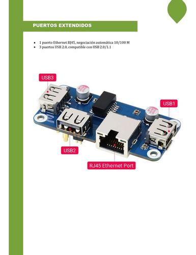 Gabinete Para Raspberry Pi Zero W/2w, Hat Ethernet/usb