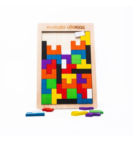 Juegos Tetris Bloques Logicos Material Didáctico Preescolar.