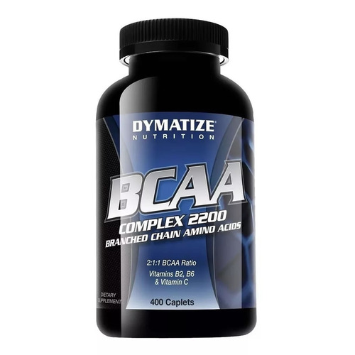 Imagen 1 de 1 de Bcaa Complex 2200 X 400 Tabletas Dymatize Aminos Ramificados