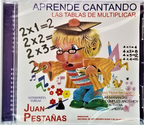 Juan Pestañas Aprende Cantando Tablas De M... Cd Nuevo (Usado)
