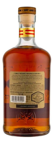 Pack De 2 Ron Bacardi Reserva 8 Años S/estuche 750 Ml