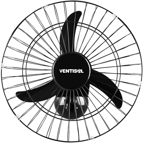 Imagem 2 de 7 de Ventilador De Parede 50cm New Grade Preto Voltagem Escolher