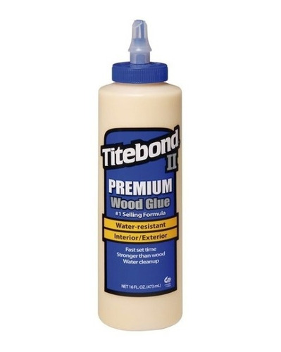 Titebond Ii Premium Wood Blue Botella 16 Oz (473 Ml) 22103