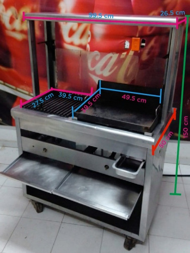 Carrito Asador De Comida (Usado)