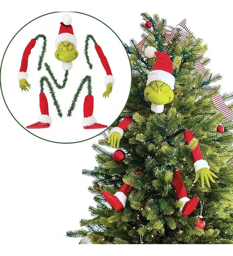 . Grinch Figuras Decoracion Navideña De Navidad De Árbol
