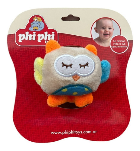 Peluche Plush Pulsera Sonajero Buho Phi Phi Toys 2600