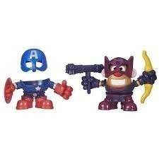Papa Héroes Marvel Capitán América Y Hawkeye A9961 - A72727