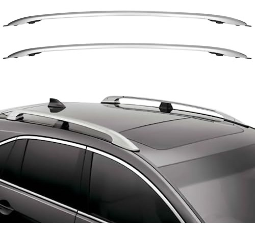 Roof Rack Roof Side Rails Silver Cargo Carrier Top Side...