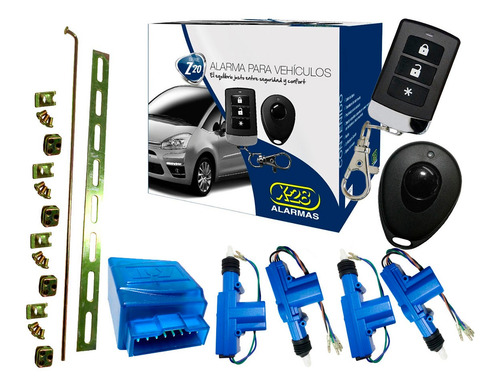 Imagen 1 de 7 de Alarma Para Auto Z20 X 28 2 Control + Cierre Centralizado 4