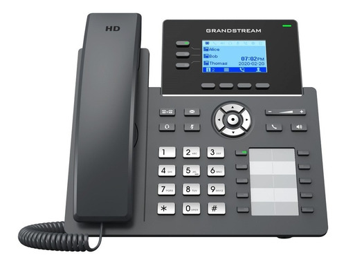 Teléfono Ip Grandstream Grp2604p 6 Cuenta Sip 3 Lineas C/poe