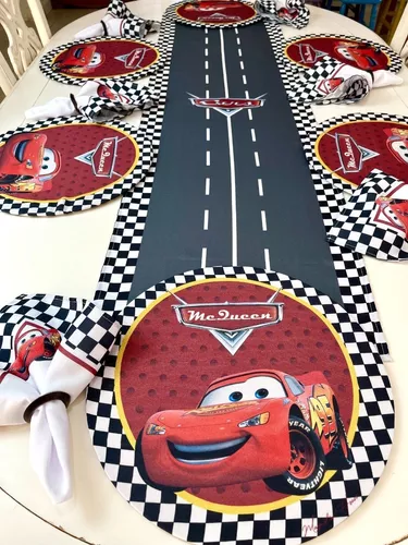 4 Jogo Americano Carros Pixar - Impermeável Limpa Facil Pvc