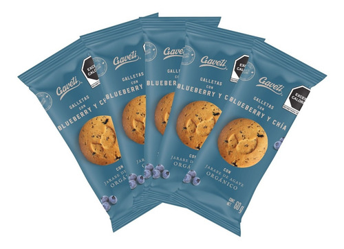 Imagen 3 de 3 de Galleta Blueberry Chía 780g Endulzadas Con Agave Vegan