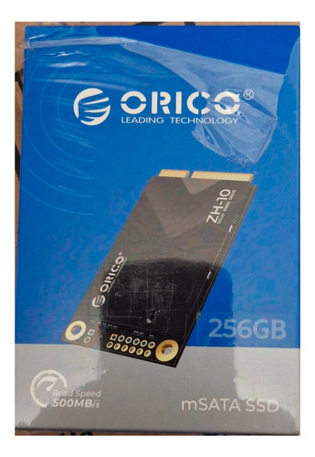 Ssd Msata Orico Zh-10 256gb - Memoria Interna 6gbs Negro