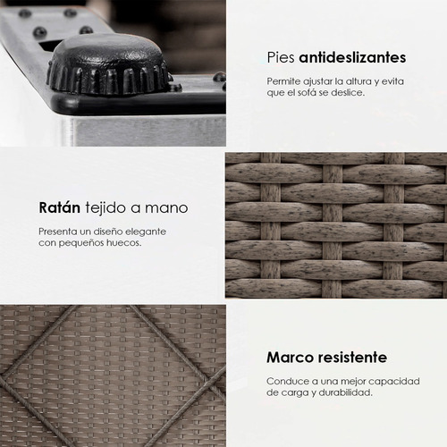 Juego De Sala Para Jardín Para Seis Personas