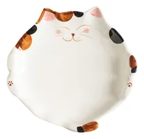Comprar Plato En Forma De Gato, Plato De Cerámica, Plato Llano