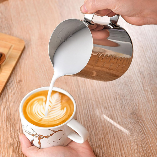 Vaso Medidor De Café De Acero Inoxidable Con 3 Accesorios