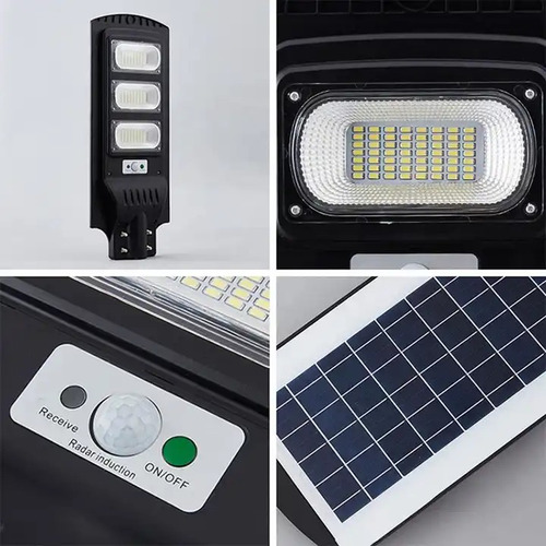 Pack X 2 Foco Solar Led 120w Luminaria Full Soporte+control