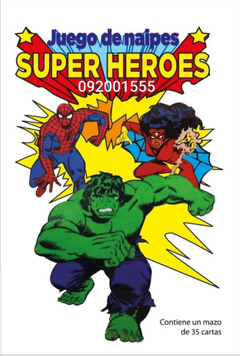Juego De Cartas Hombre Araña Hulk Marvel Avengers Multiverso