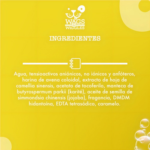 Shampoo Avena Para Aliviar Picazón Y Humectar El Pelaje W&w