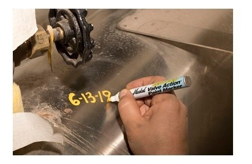 Imagen 3 de 10 de Marcador Fibra Pintura Fibron Markal Valve Action - Made Usa