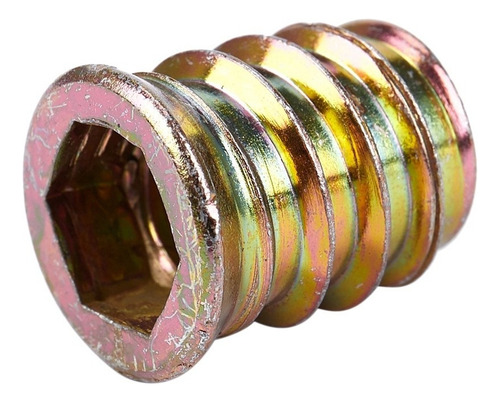 . Conjunto De 10 Insertos Roscados M10 X 20 Mm Para Madeira