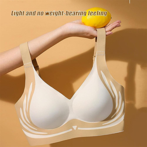 Xt 2x Brasier Push-up Inalámbrico Sin Aros For Mujer