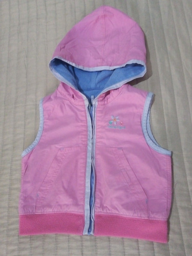 Campera 2 En 1 Reversible Chaleco Marca Oshkosh T 12 Meses !