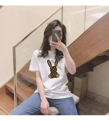 Camiseta De Moda Para Mujer, Calidad Sudadera Playera Mujer