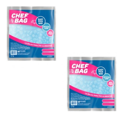 Bolsa Para Alimentos Chef Bag 30x40cm X75u.     