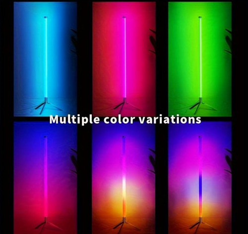 Tubo Led Rgb 1.20m-pixel-programable + App + Control + Base