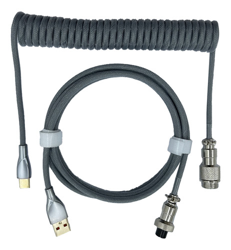 Cable De Teclado Para Juegos, Retráctil Profesional, Robusto