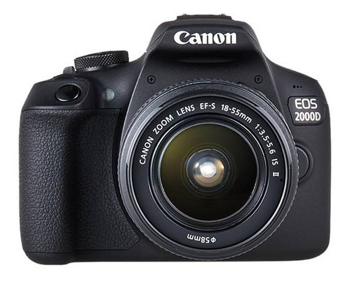 Imagen 1 de 3 de  Canon EOS 2000D DSLR color  negro 