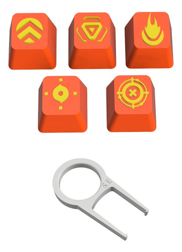 Set 5 Keycaps Brimstone Habilidades Valorant