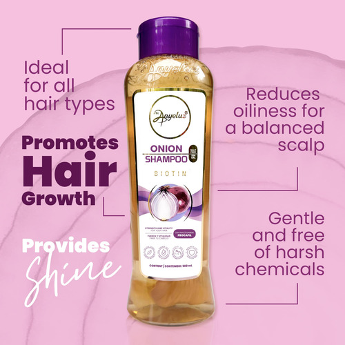 Shampoo Anyeluz Onion Extract For Strong And Radiant Hair