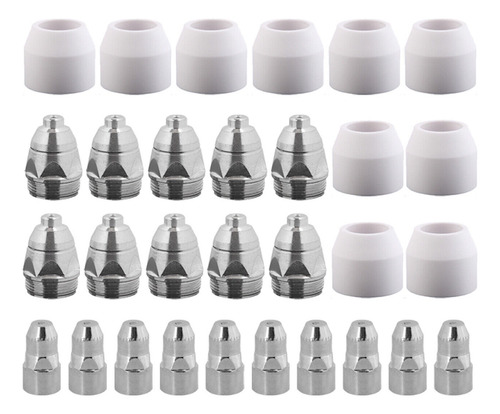 Set De 30 Pzas. Consumibles Para Plasma P80 Boquilla 1.7 Mm