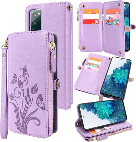 Funda Tipo Billetera Para Samsung Galaxy S20 Fe