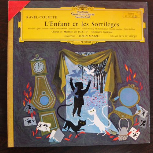 Vinilo Ravel - Colette El Niño Y Los Sortilegios Ed Prestigi