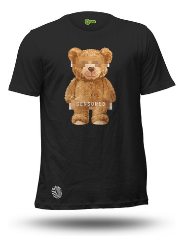 Playera De Moda Oso Teddy Censored Censurado