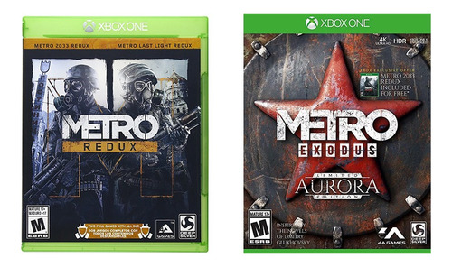 Metro Redux & Metro Exodus Aurora Edition Xbox Sellado