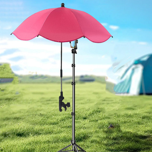 Sombrilla Con Clip Para Cochecito, Silla De Playa, Sombrilla
