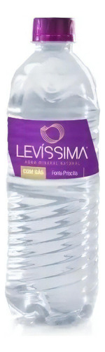 Gua Mineral Natural Com Gás Levíssima Garrafa 510 Ml